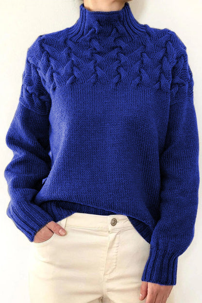 Weave Turtleneck Sweaters(11 Colors)