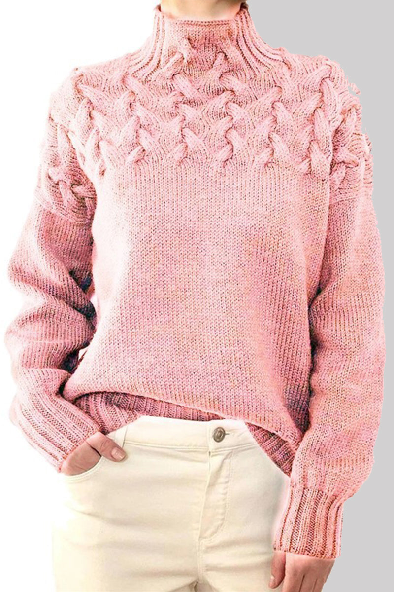 Weave Turtleneck Sweaters(11 Colors)