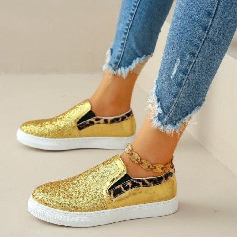 Patchwork Round Comfortable Out Door Flats Shoes