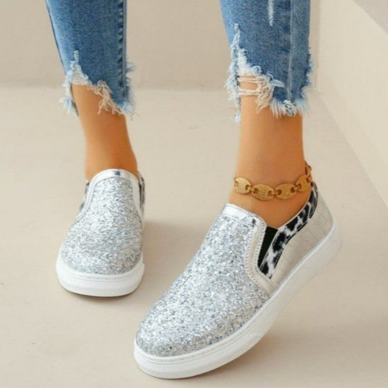 Patchwork Round Comfortable Out Door Flats Shoes