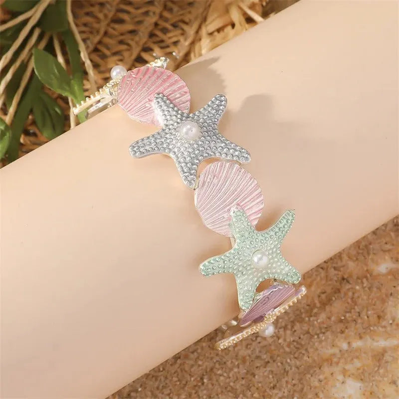 Bohemian Starfish Shell Bracelet