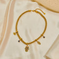 Gold Hamsa Charm Bracelet