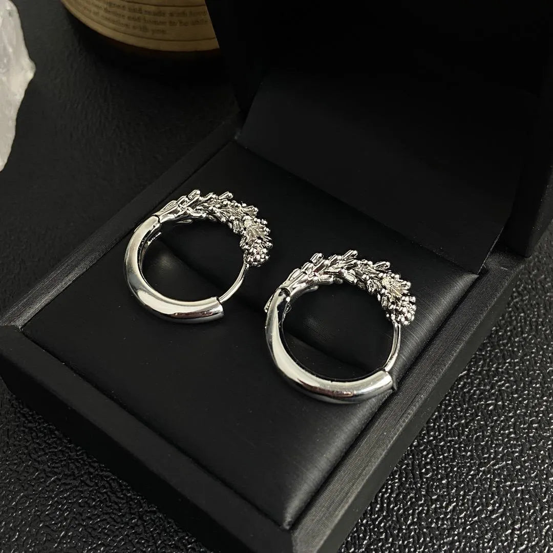 Statement Silver Earrings
