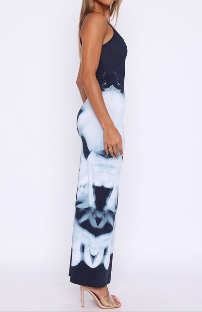 Miranda Maxi Dress Greyscale