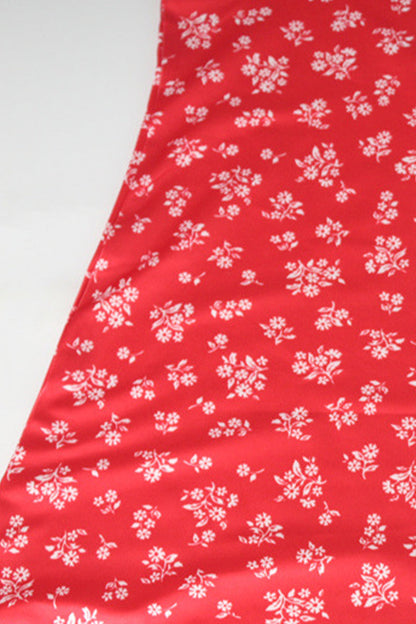 Patchwork V Neck One Step Skirt Dresses