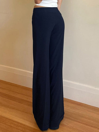 High Rise Flared Straight Leg Pants