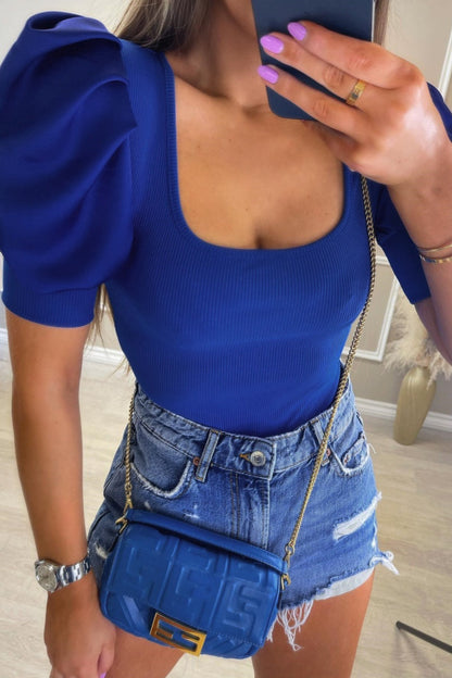 Basic U Neck T-shirts