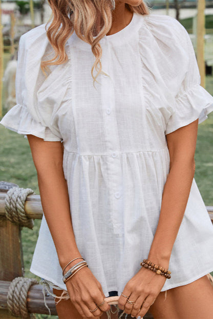 Simplicity O Neck Blouses