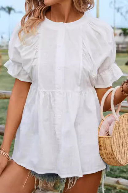 Simplicity O Neck Blouses