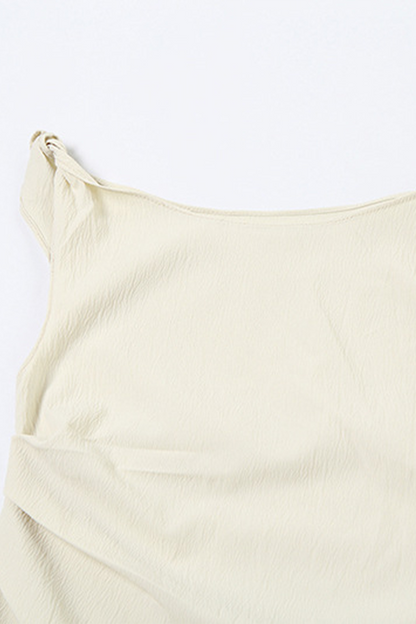 Irregular Sloping Shoulder T-shirts