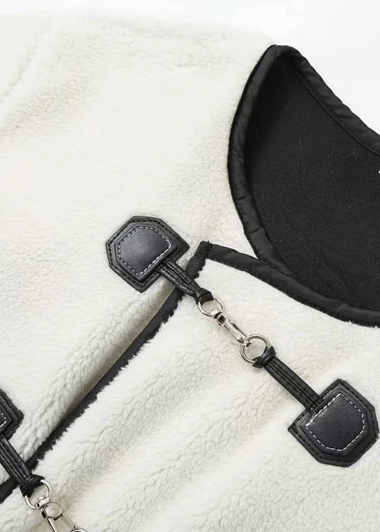 Chenille Toggle Wool Coat