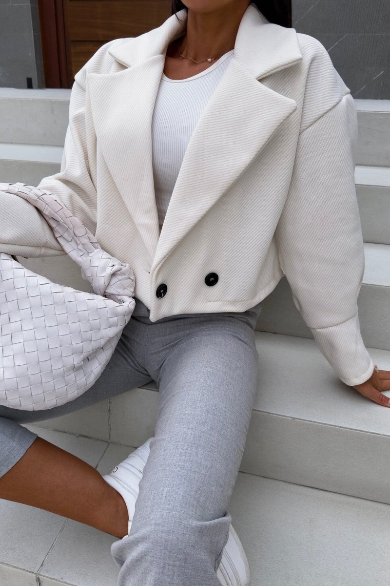 Cardigan Turndown Collar Outerwear(4 Colors)