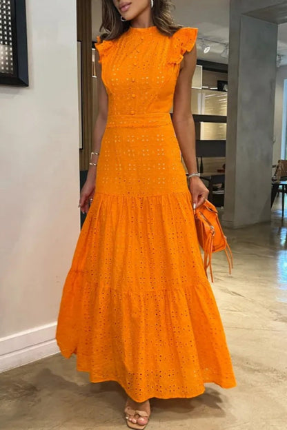Half a Turtleneck Long Dresses(3 Colors)