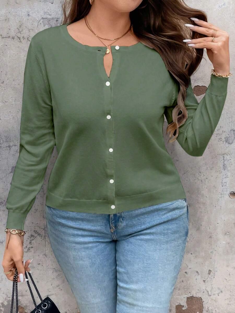Cardigan Apricot Long Sleeve Single Breasted Cozy