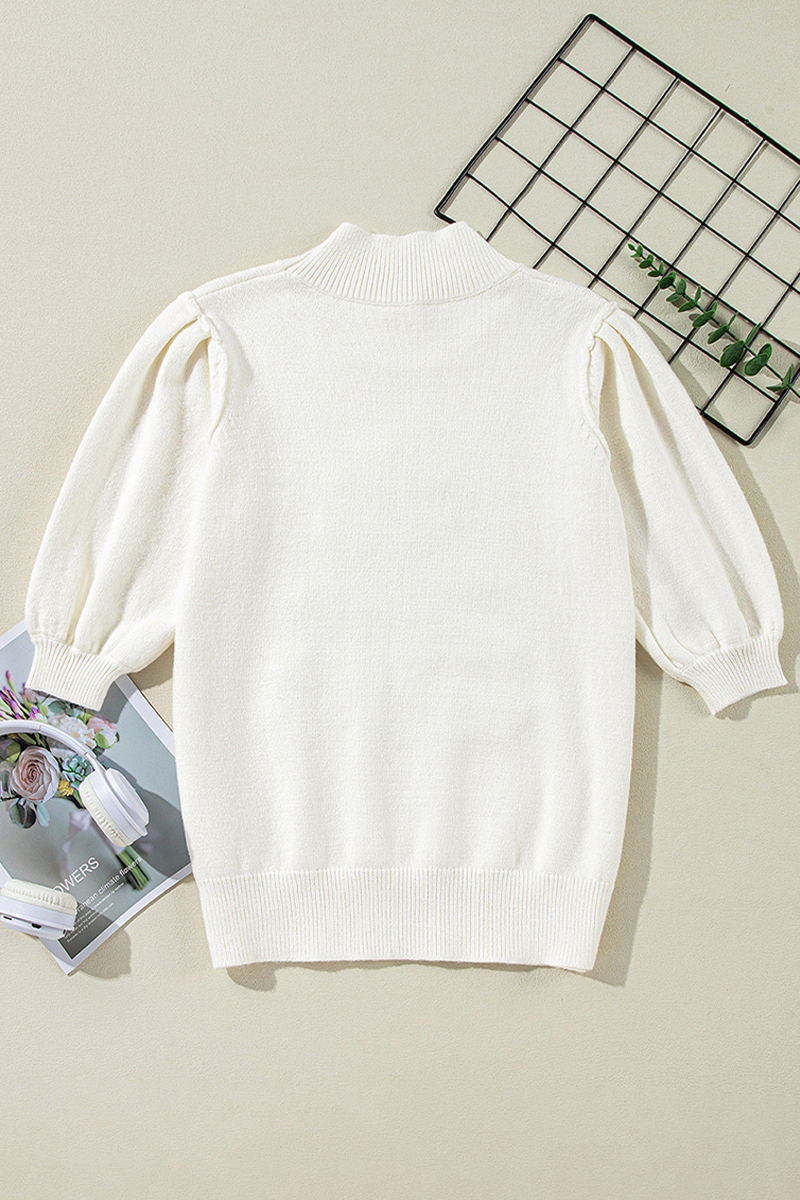 Christmas Tree Sequins Patchwork Half a Turtleneck Sweaters