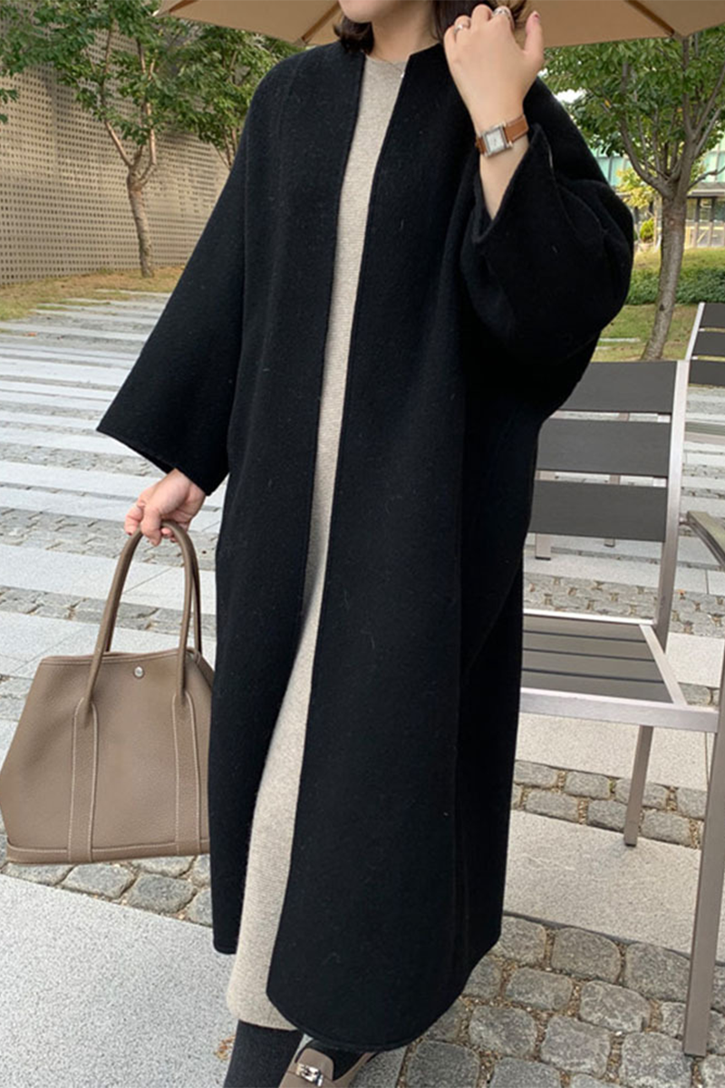 Street Pocket Cardigan Collar Outerwear(6 Colors)