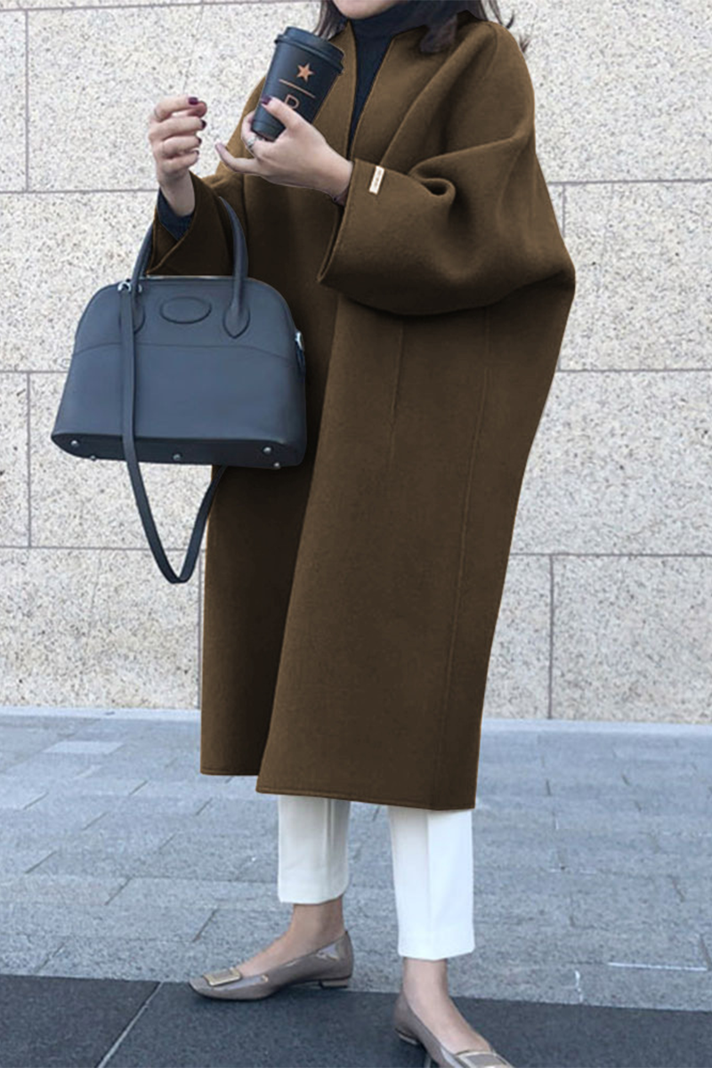 Street Pocket Cardigan Collar Outerwear(6 Colors)