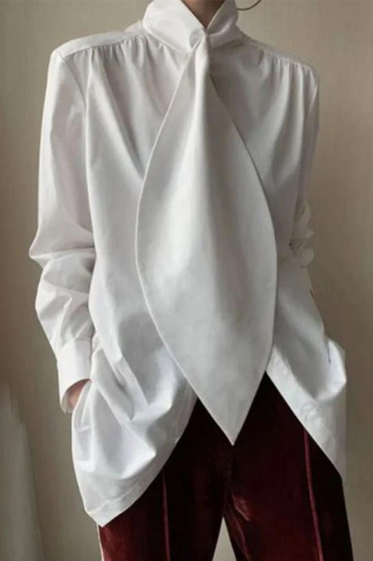 Daily Mandarin Collar Blouses