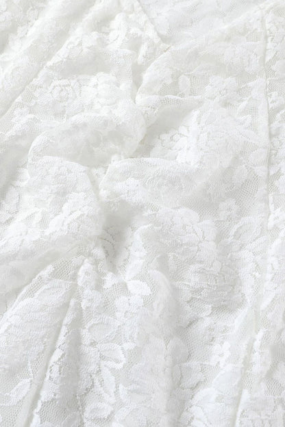 Lace Backless Fishtail Off Shoulder Long Dresses