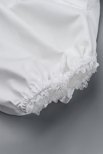 Pocket Lace Up U Neck Long Dresses