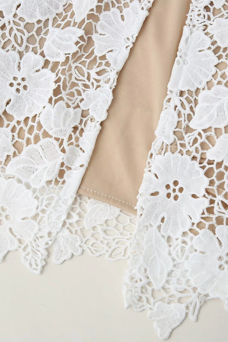 Lace Strap Design V Neck Long Dresses