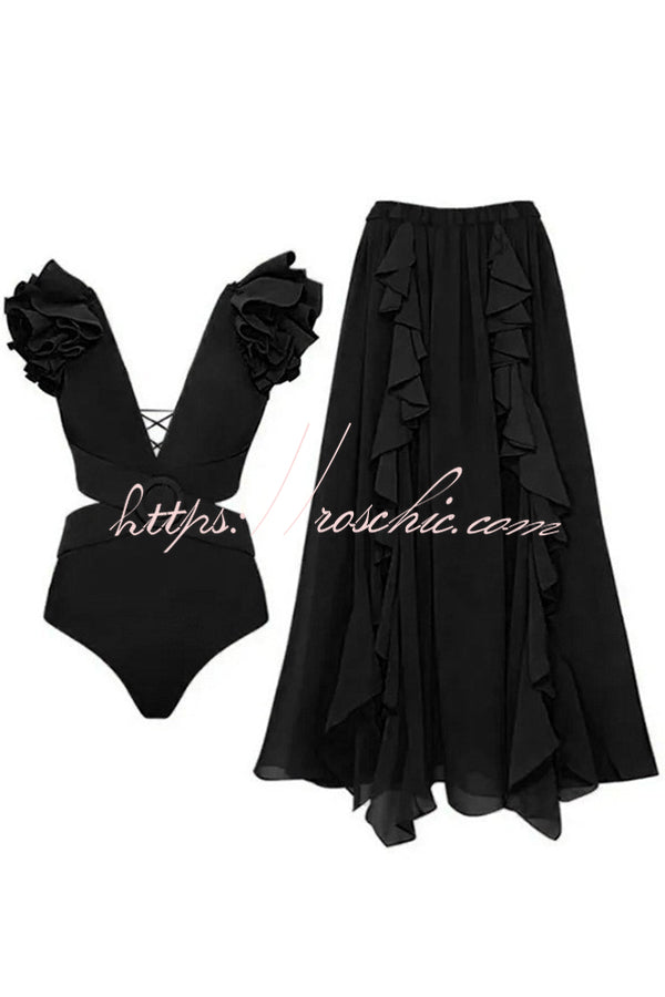 Triumph Pleated Elastic Waist Skirt