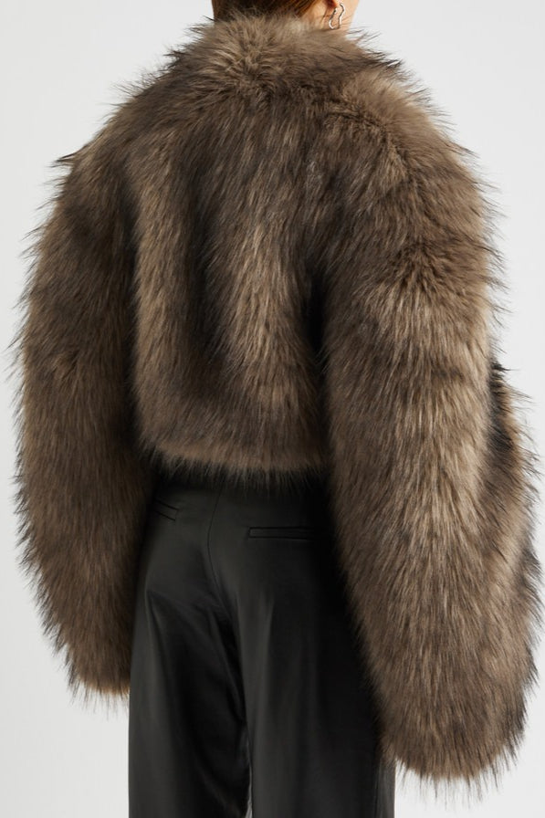 Faux Fur Short Coat