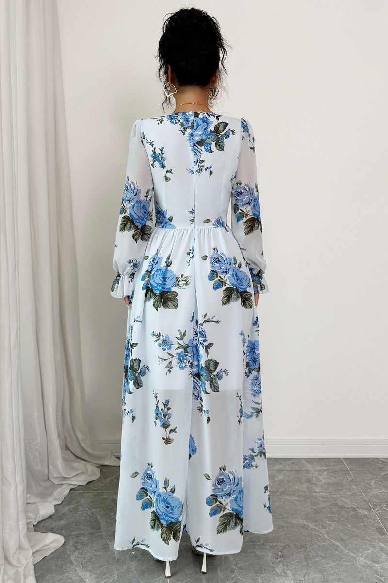 Simple Long Sleeve Maxi Dress