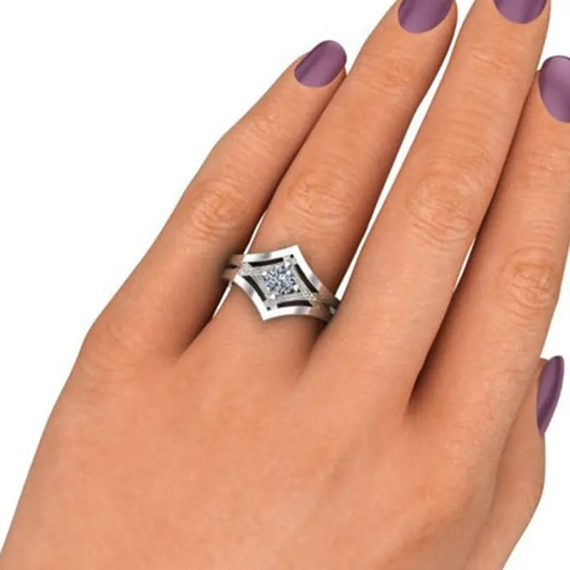 Modern Diamond Ring