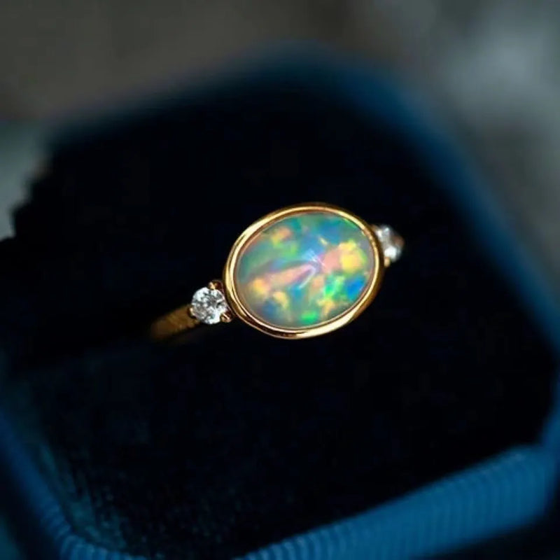Elegant Opal Ring