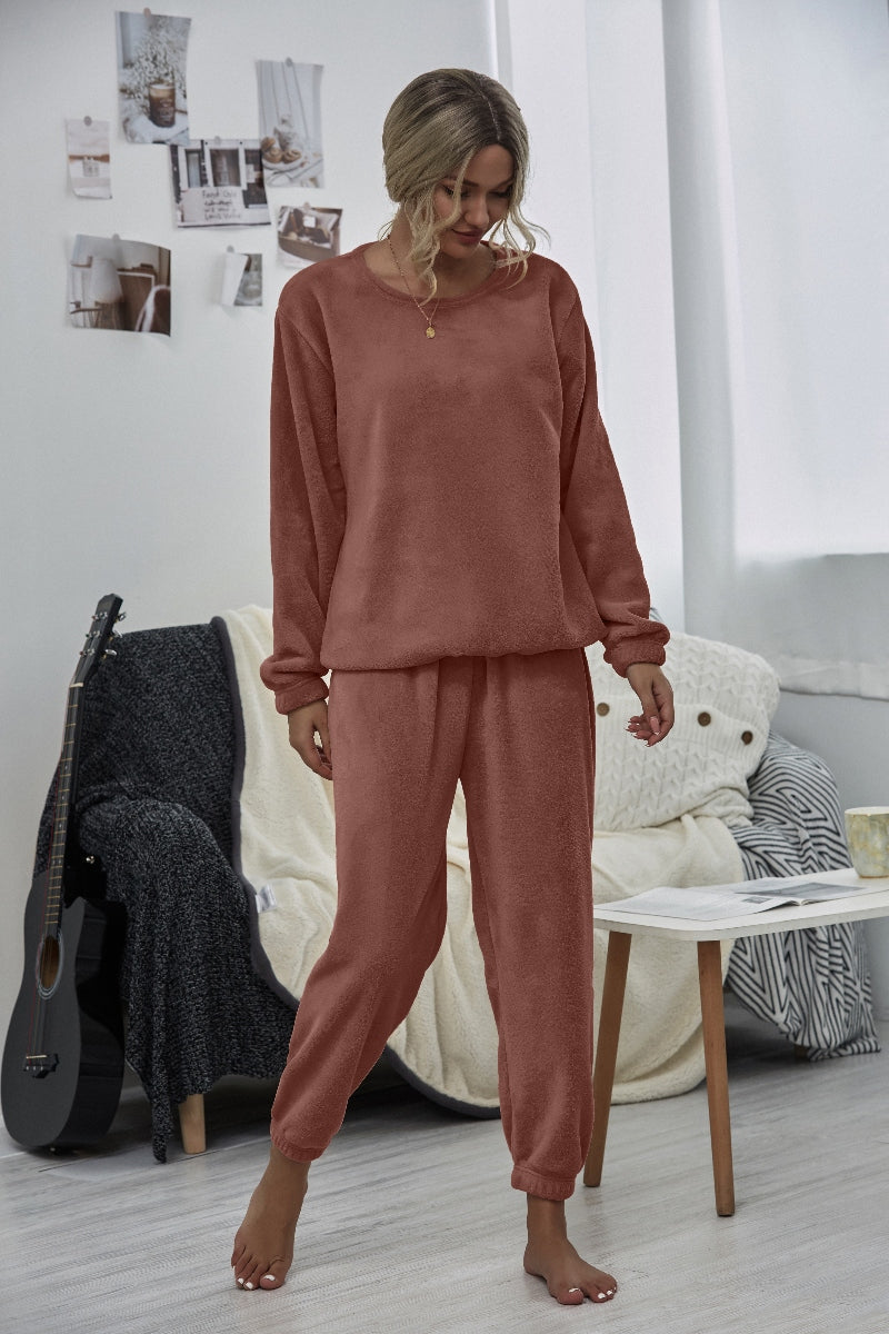 | Brick Crewneck Sweatshirt & Joggers