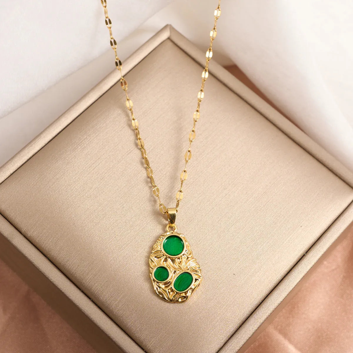 Elegant Green Jade Necklace