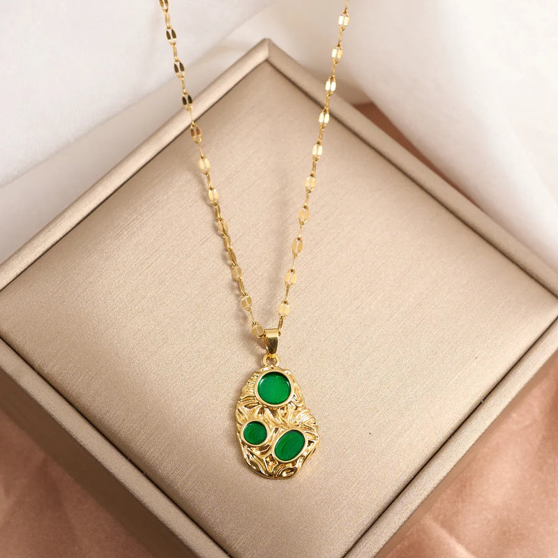 Elegant Green Jade Necklace