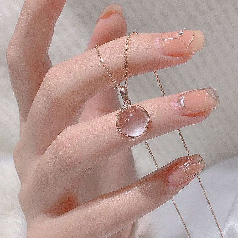 Elegant Rose Quartz Necklace