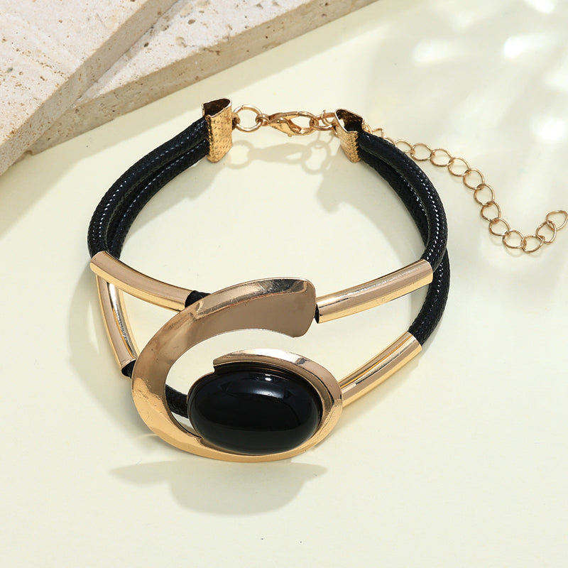 Statement Black Onyx Bracelet