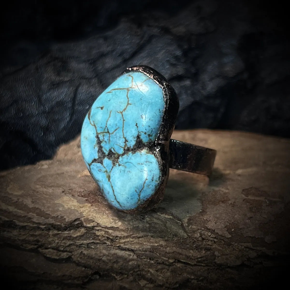 Vintage Turquoise Statement Ring