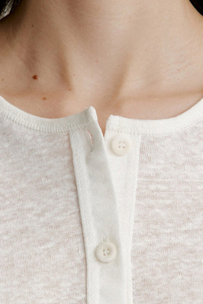 Color Buttoned Knit Cardigan