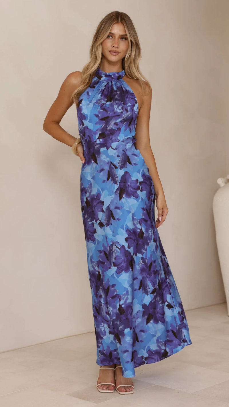 Oralia Maxi Dress - Blue