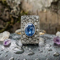 Vintage Bright Cut Gold Ring