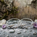 Vintage Bird Leaf Round Drop Earrings