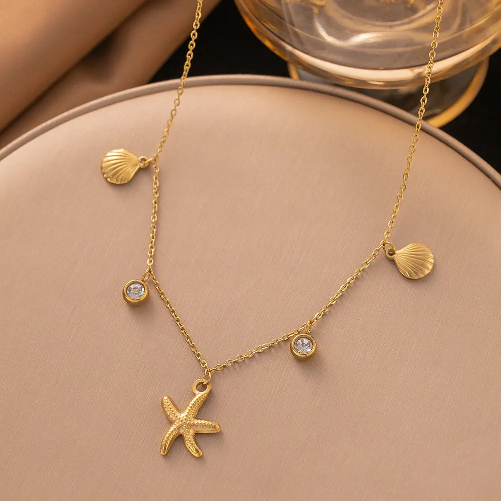 Elegant Starfish Necklace