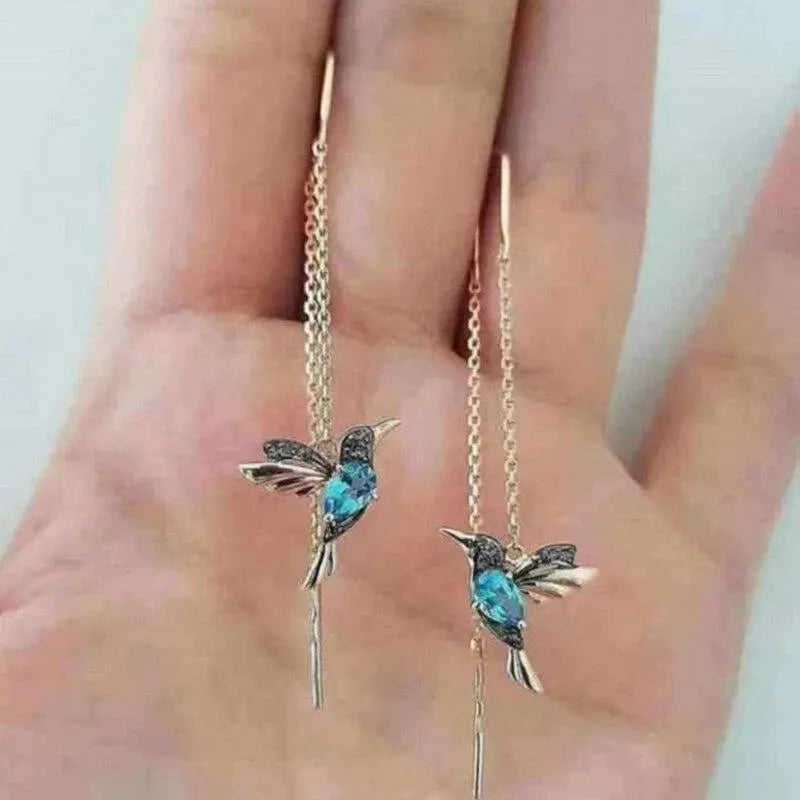 Elegant Hummingbird Earrings