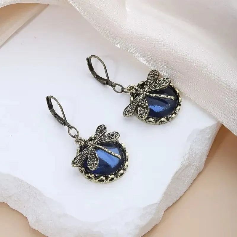 Vintage Dragonfly Earrings