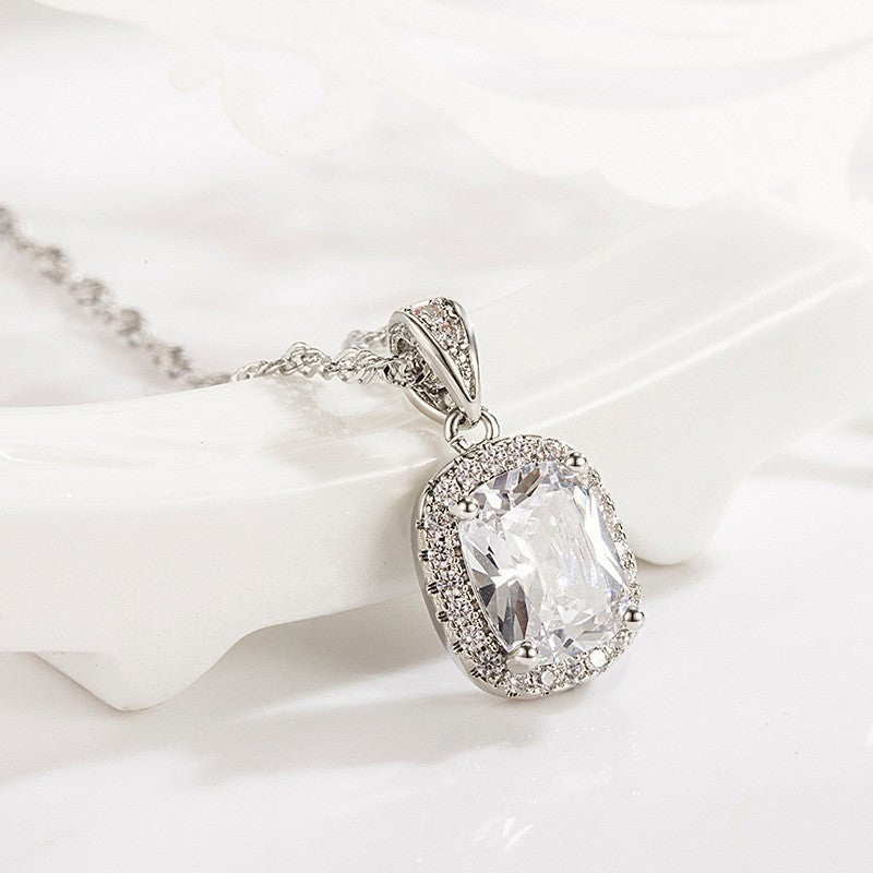 Elegant Silver Cushion Cut