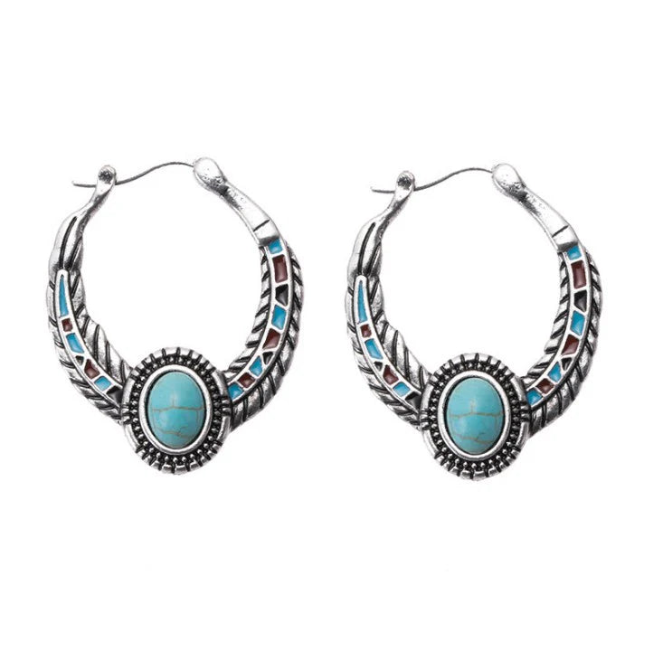 Bohemian Turquoise Earrings