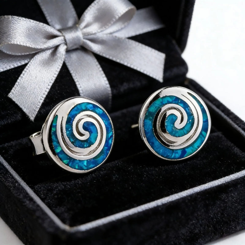 Elegant Spiral Earrings