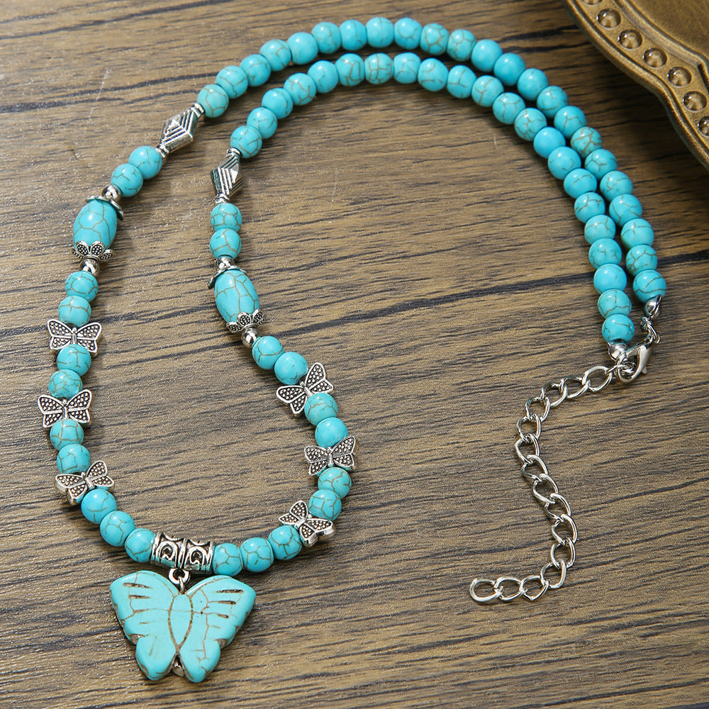 Bohemian Turquoise Necklace