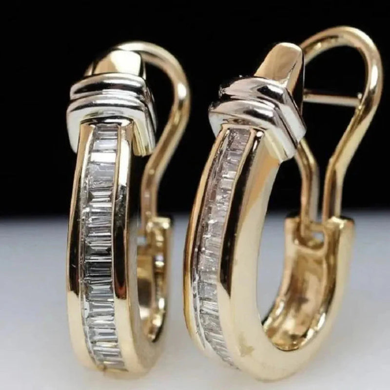 Classic Diamond Hoop