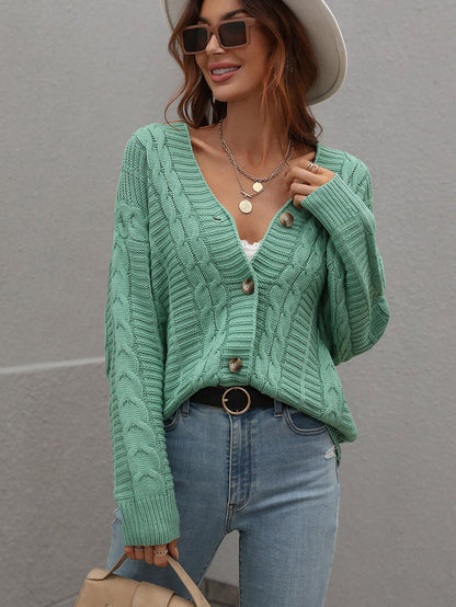 Rachael Knit Cardigan - Green