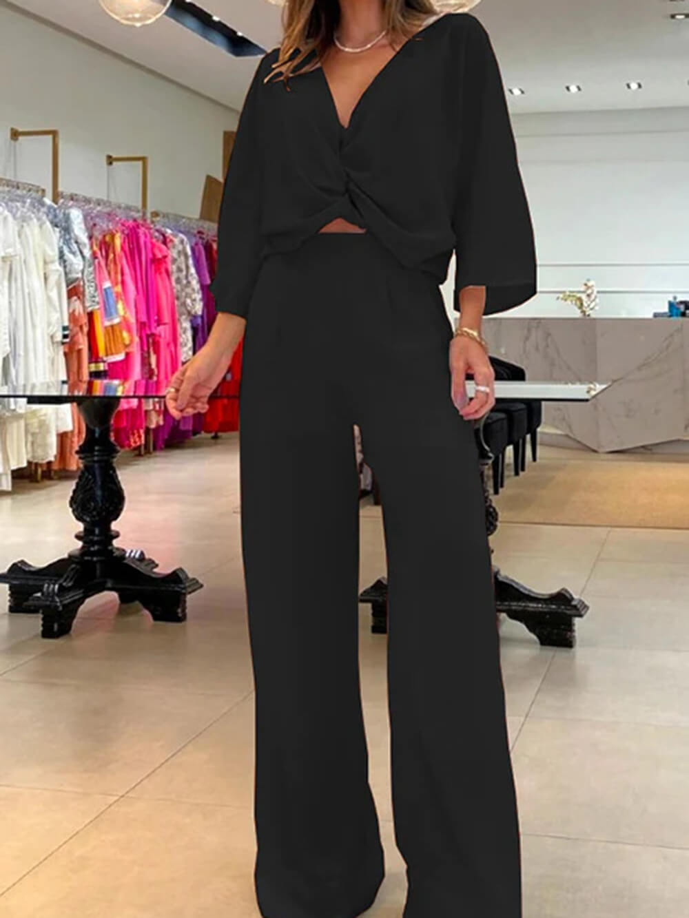 Three Piece Pants Set Two Piece Outfits